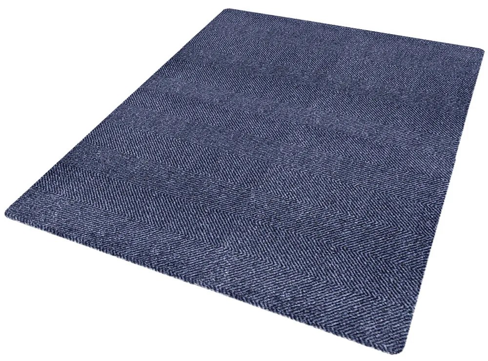 Hanse Home Collection koberce Rohožka Clean & Go 105348 Dark blue Black – na von aj na doma - 50x150 cm