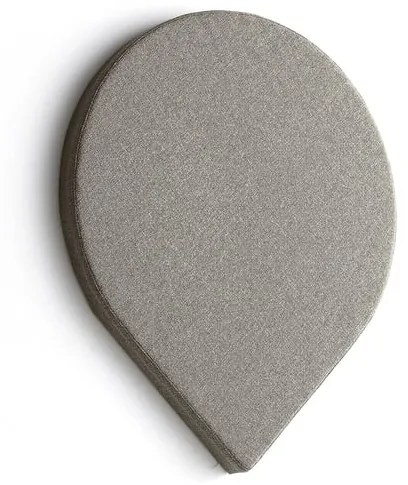 Akustický panel POLY, tvar kvapky, 600x600x56 mm, nástenný, hnedá