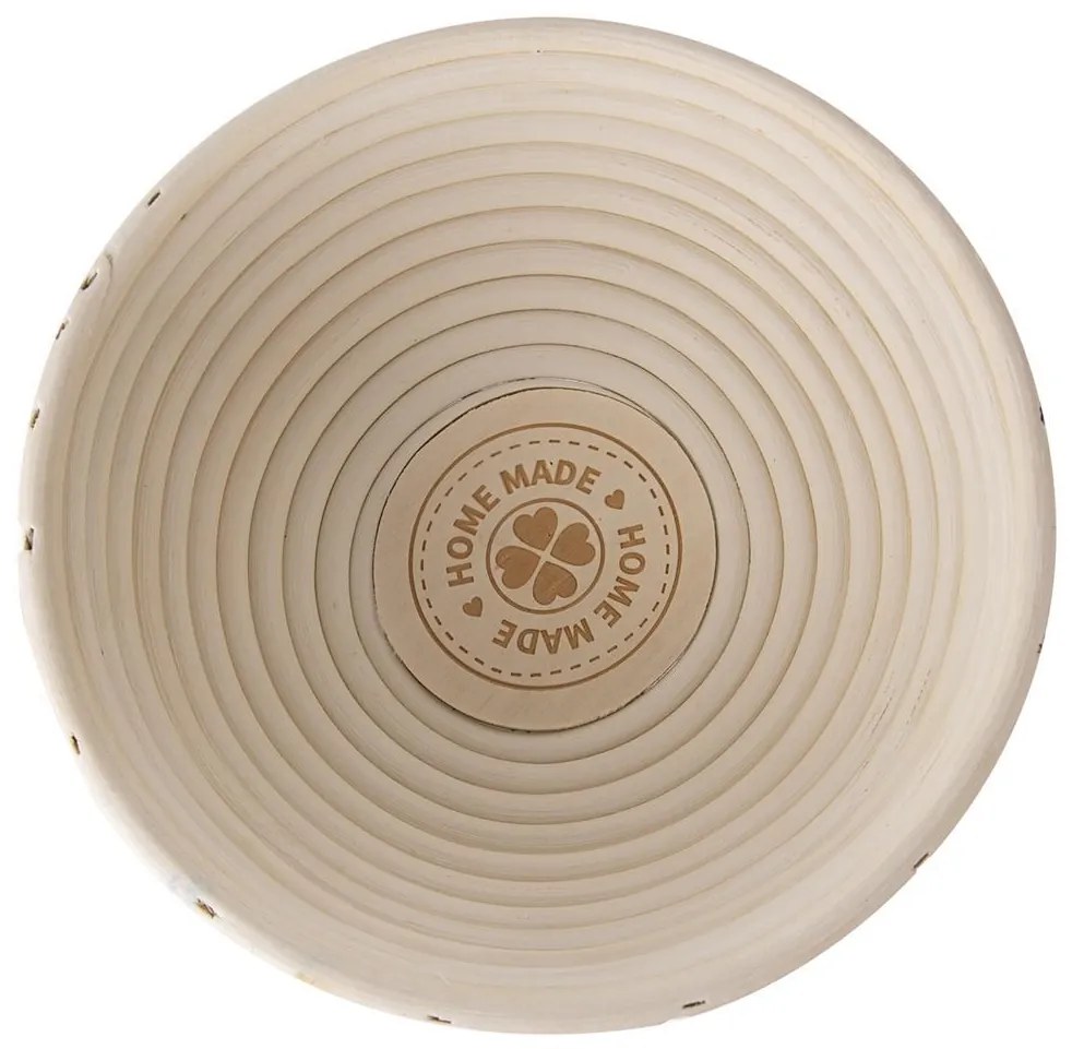 Ošatka na chlieb okrúhla, so vzorom HOME MADE 21 cm