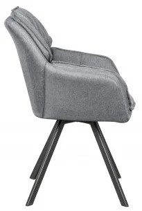 Stolička 39352 Lounger Šedá - otočná  - Komfort-nábytok