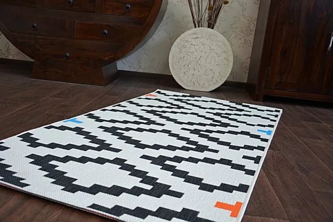 Koberec COLOR 19318/836 SISAL Romby biely