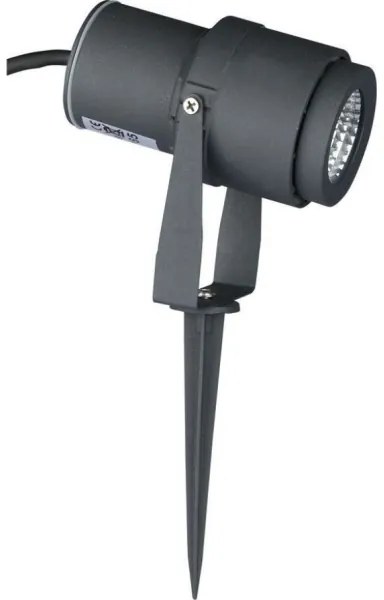 LED Vonkajšia lampa LED/12W/100-240V IP65 3000K šedá