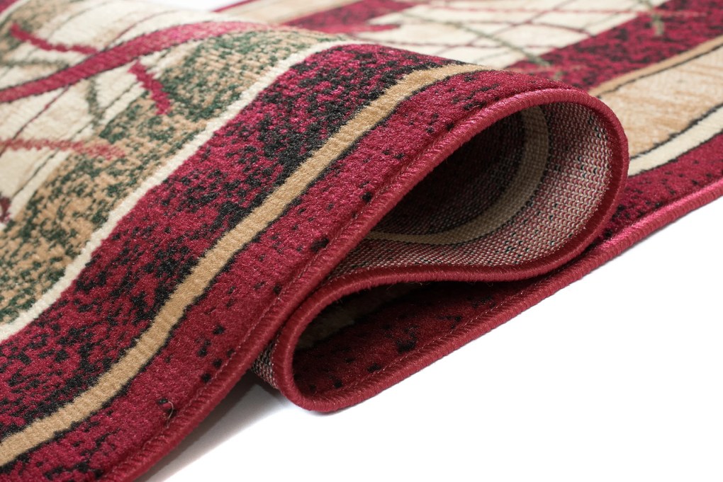 TA Koberec 5118B ČERVENÝ ATLAS PP Rozmer: 100x250 cm