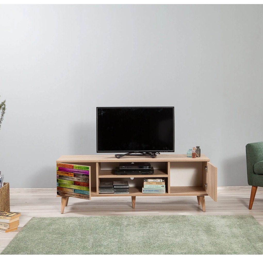 TV stolík/skrinka Thalia 726 (dub sonoma). Akcia -18%. Vlastná spoľahlivá doprava až k Vám domov. 1088360