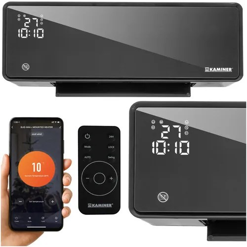 Vzduchová clona ZELVION 2000W s WiFi a PTC keramickým ohrievačom biela