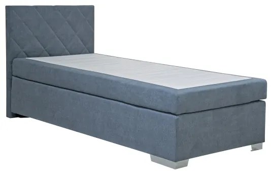 Čalúnená posteľ s matracom IDA 90x200 cm modrá