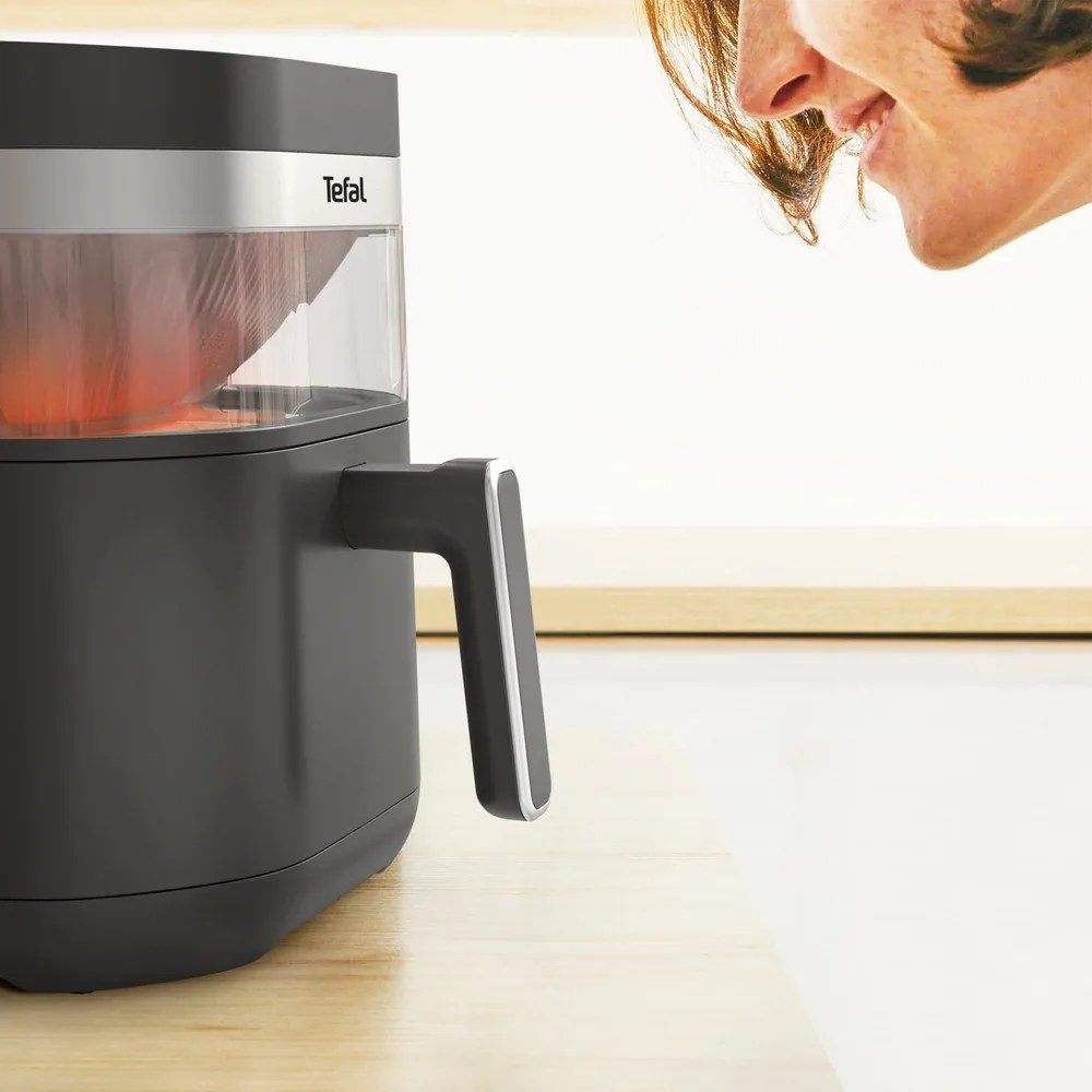 Tmavosivá teplovzdušná fritéza Infrared EY832HE0 – Tefal