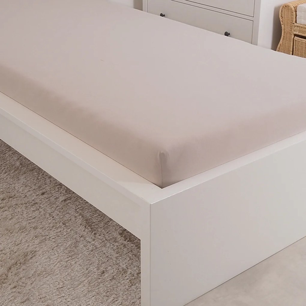 4Home jersey prestieradlo Premium kávová, 90 x 200 cm