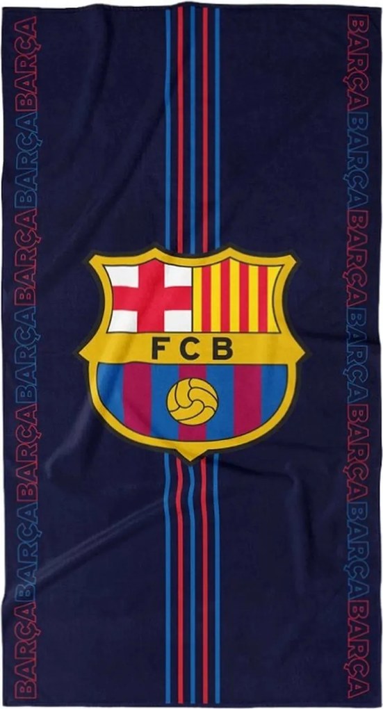 Bavlnená futbalová osuška FC Barcelona - Racing
