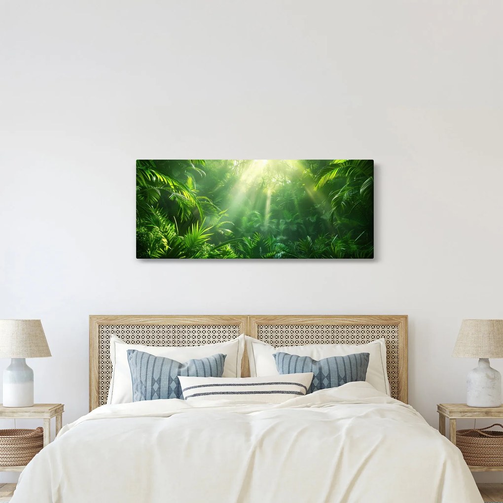 Obraz - Dažďový prales (120x50 cm)