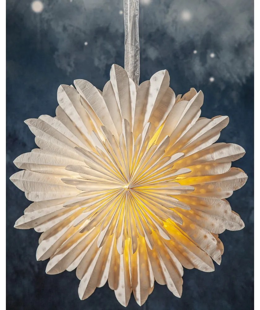 Biela svetelná dekorácia s vianočným motívom Cloud – Star Trading