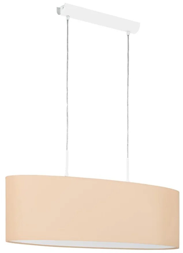 EGLO 97563 - Luster na lanku PASTERI-P 2xE27/60W/230V