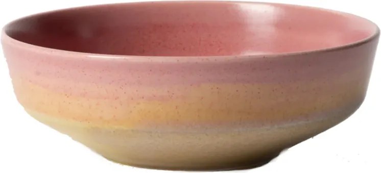 Hlboký tanier Tuntu 18 cm, ružovo-béžový