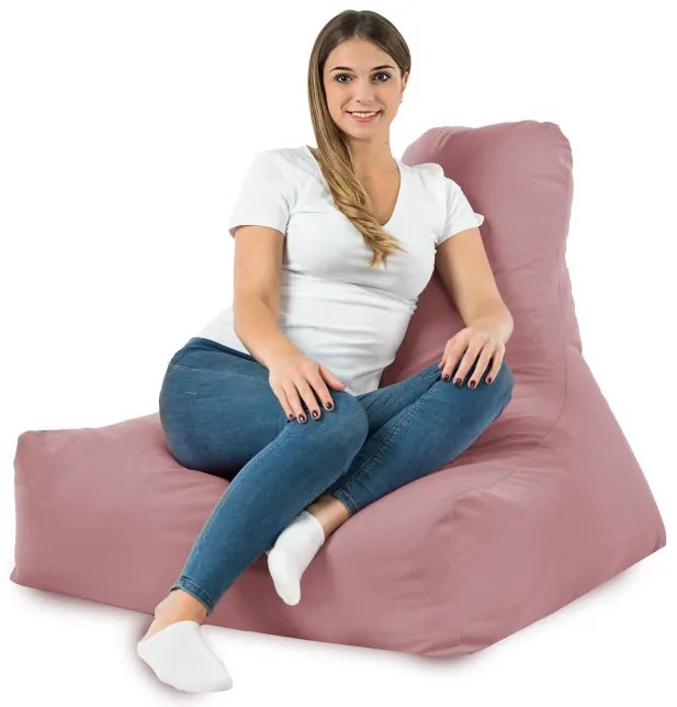 Kreslo Bali plyš pudrové