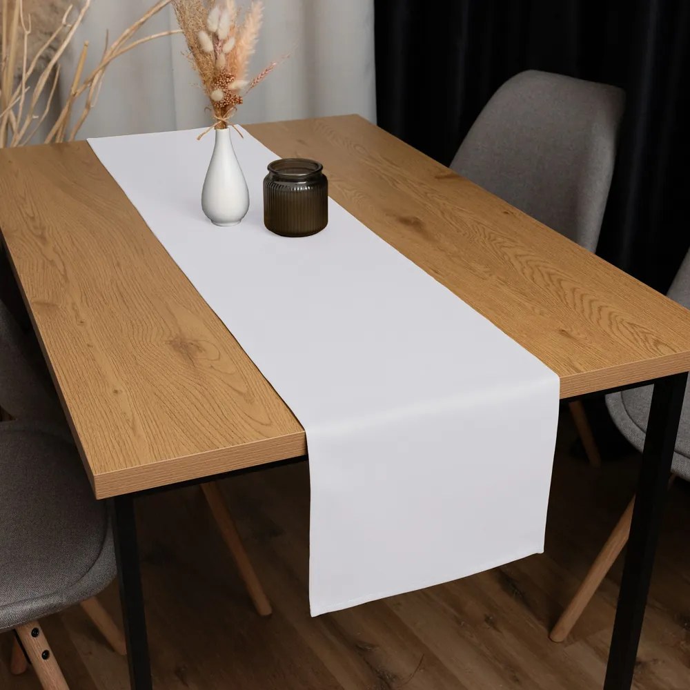 Biante Dekoračný behúň na stôl BKS-408 Studená svetlo sivá 20x140 cm