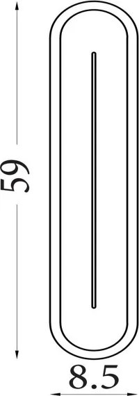 Searchlight 55911SB - stmievateľné LED nástenné svietidlo COUPER LED/25W/230V 3000K mosadz