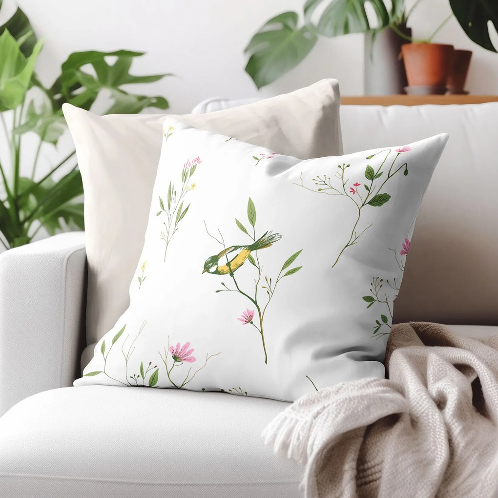 Goldea bavlnená obliečka na vankúš - život v prírode 50 x 70 cm