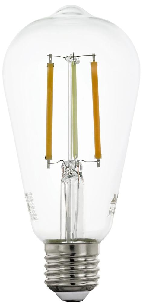 EGLO Múdra LED žiarovka, E27, ST64, 6W, 806lm, 2200-6500K, teplá-studená biela