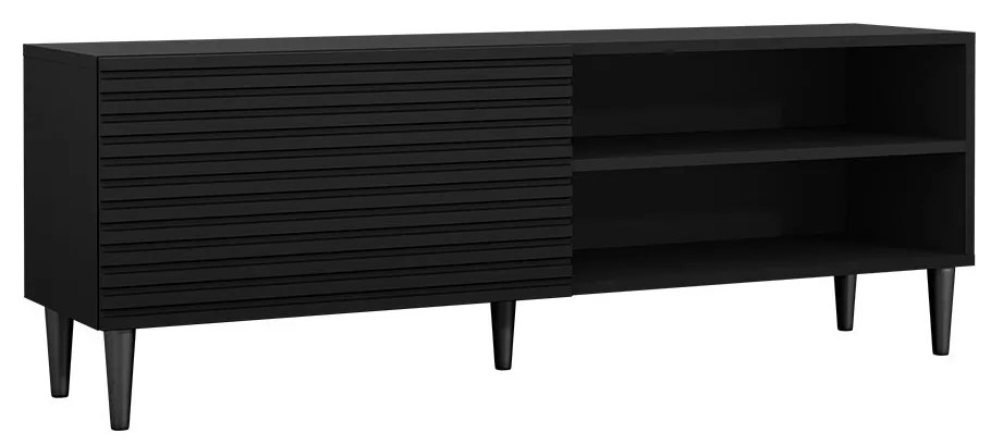 Tv stolík/skrinka 150 Sorleto 1K1P, Farby: čierna