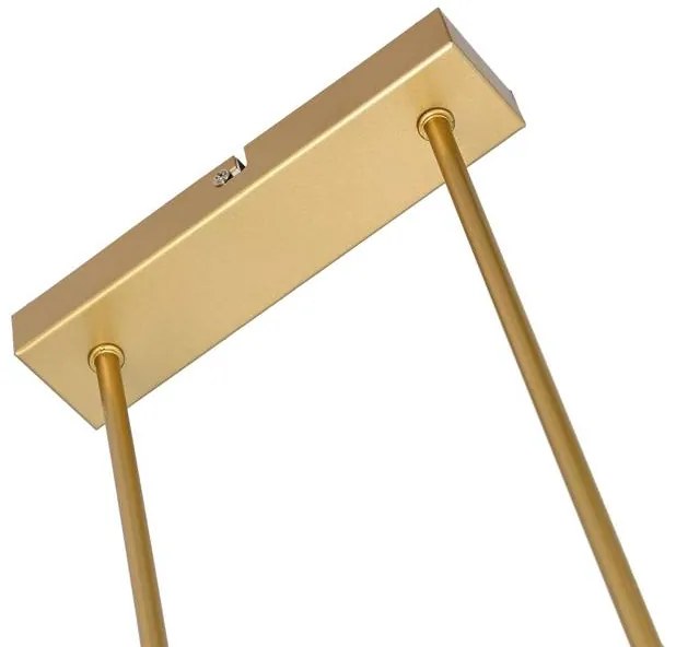 Candellux Mosadzný závesný luster Kama pre žiarovku 4x G9 34-73426