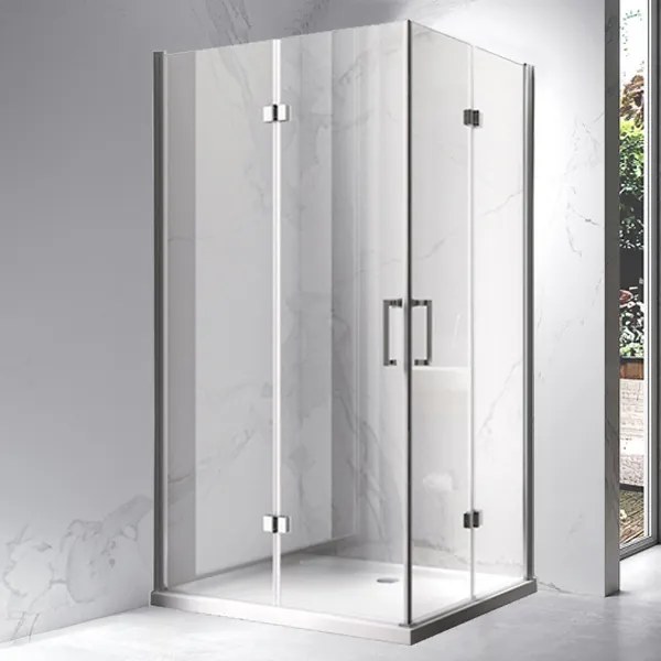 BPS-koupelny Obdĺžnikový sprchovací kút HYD-OK13A 100x90 chróm/transparent + vanička HYD-OSV-ST04A biela