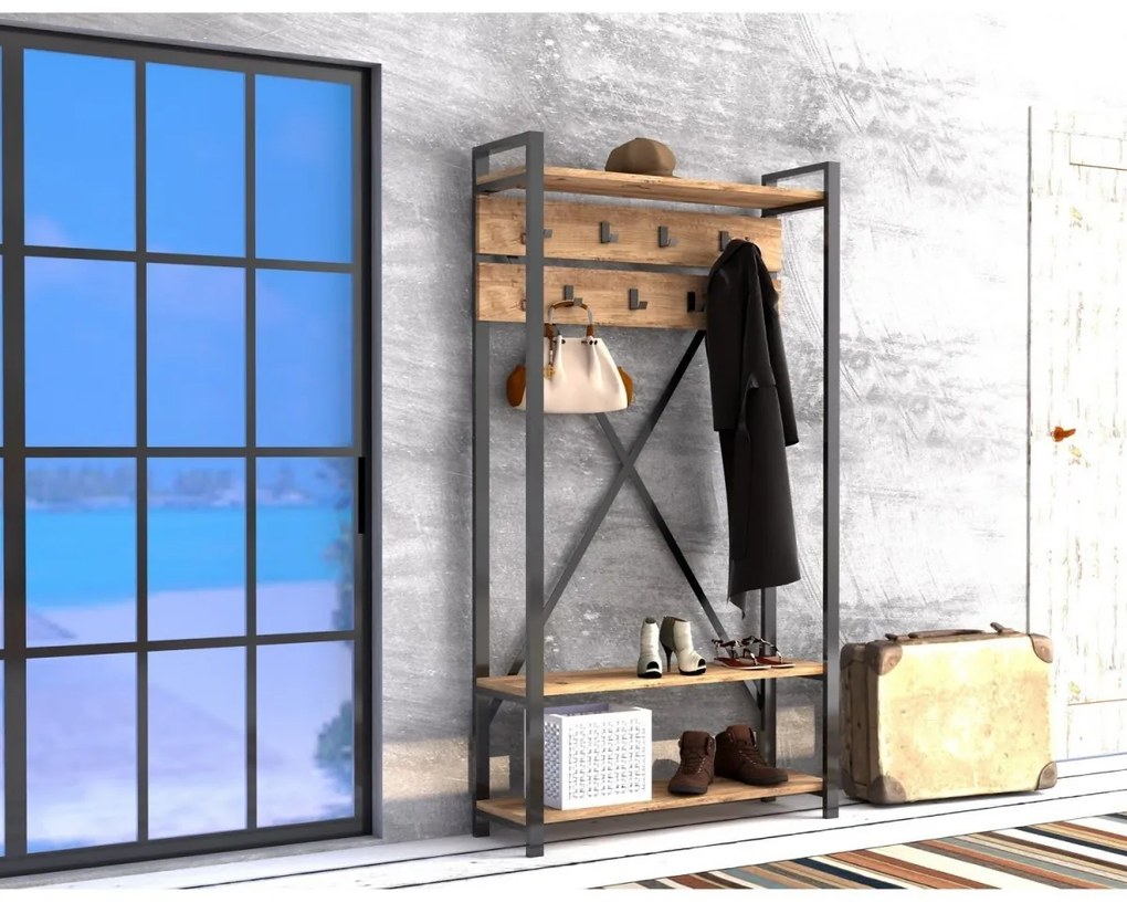 Stojan na oblečenie Alfa borovica