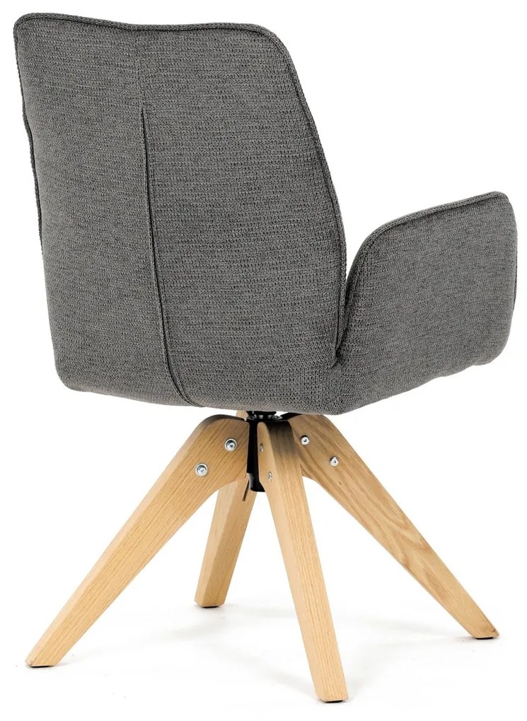Jedálenská stolička DCH-C2148 GREY2 s vodoodolnýmpoťahom