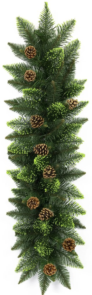 Girlanda so svetlo zelenými končekmi 100 cm