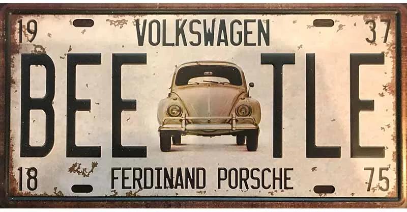 Ceduľa značka Volkswagen 30,5cm x 15,5cm Plechová tabuľa