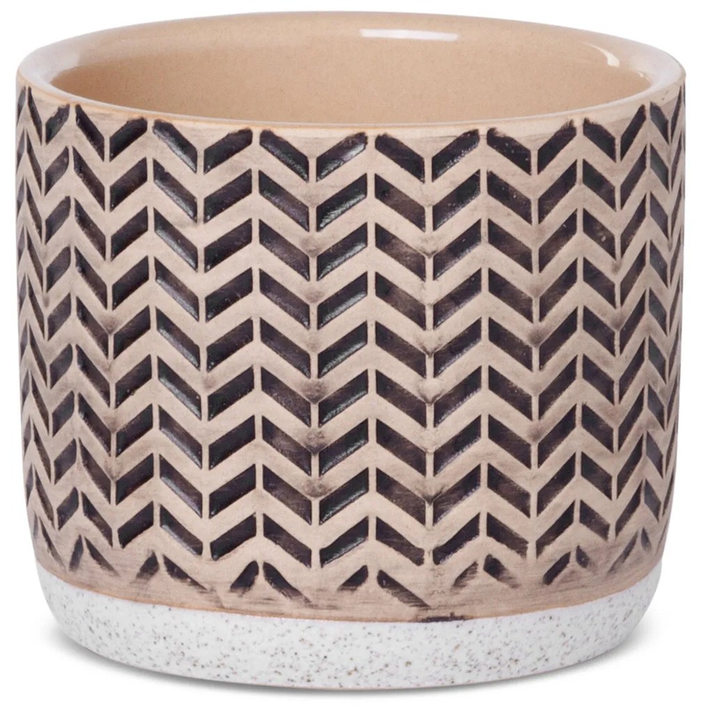 KERAMICKÝ KVETINÁČ (FI) 11X10 CM VIACFAREBNÁ