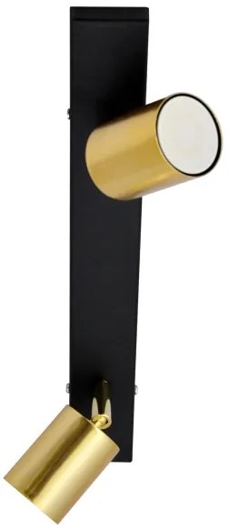 LED Bodové svietidlo TUNE 3xGU10/4,8W/230V zlatá/čierna