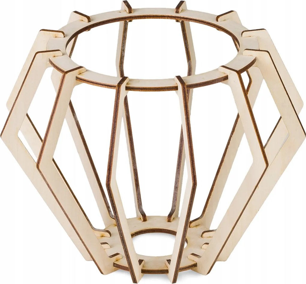 BERGE LED závesné stropné svietidlo, drevený trám, 2xE27, brilantný drevený luster