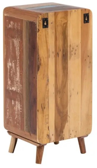 furniture-nabytek.cz - Masívna kúpeľňová spodná skrinka Calcutta II z recyklovaného dreva, lakovaná, viacfarebná – 35×35×80 cm