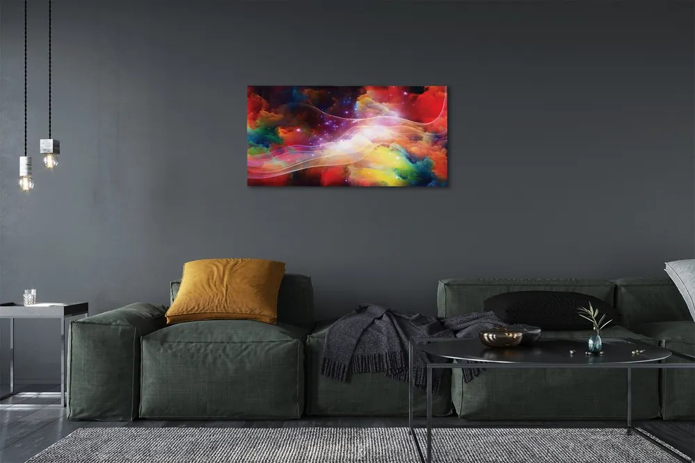 Obraz na plátne Fraktály abstraktné vlna 140x70 cm