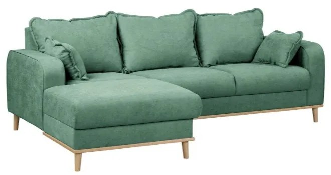 Tyrkysová rohová pohovka (ľavý roh) Beata - Ropez