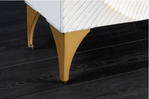 Komoda 48108 Bailey 100cm Drevo Mango Bielené  - Komfort-nábytok