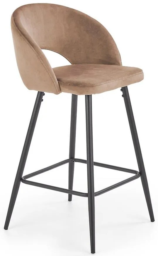 Barová Stolička H96 béžová/čierna