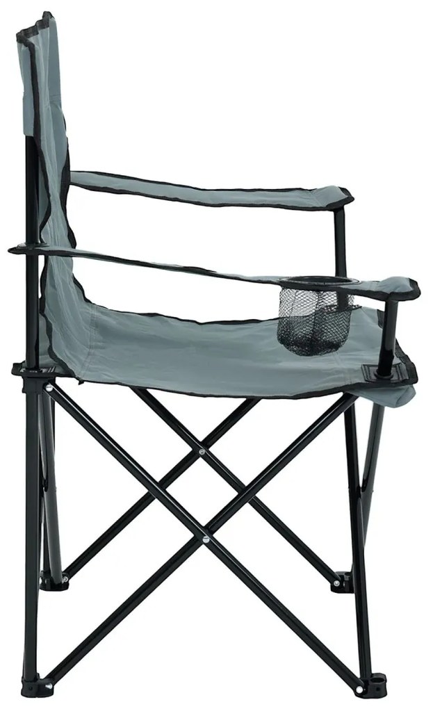 Kempingová židle ANTER šedá
