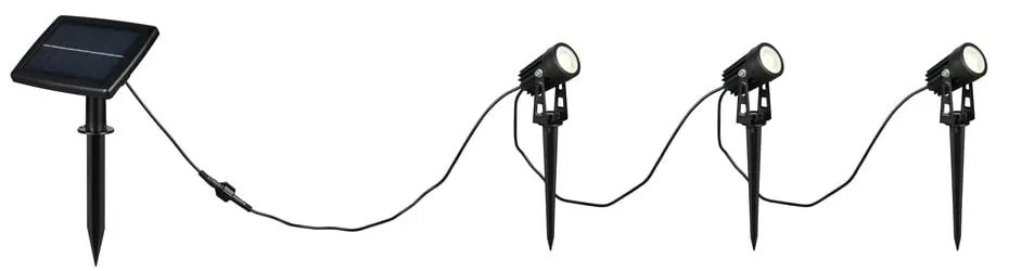 LED zapichovacie vonkajšie svietidlo so solárnym panelom Obidos – Reality