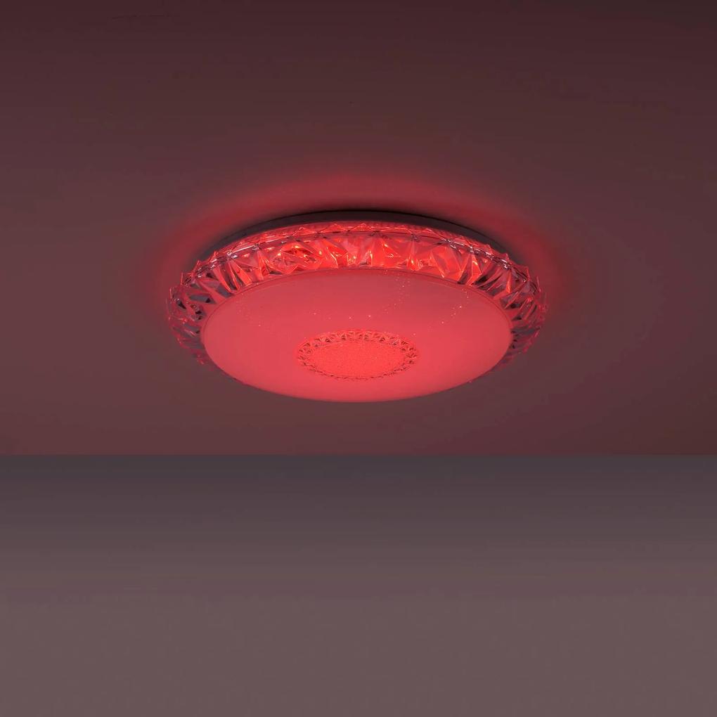 Stropné LED svetlo Lucca, RGB/CCT, Ø 51cm