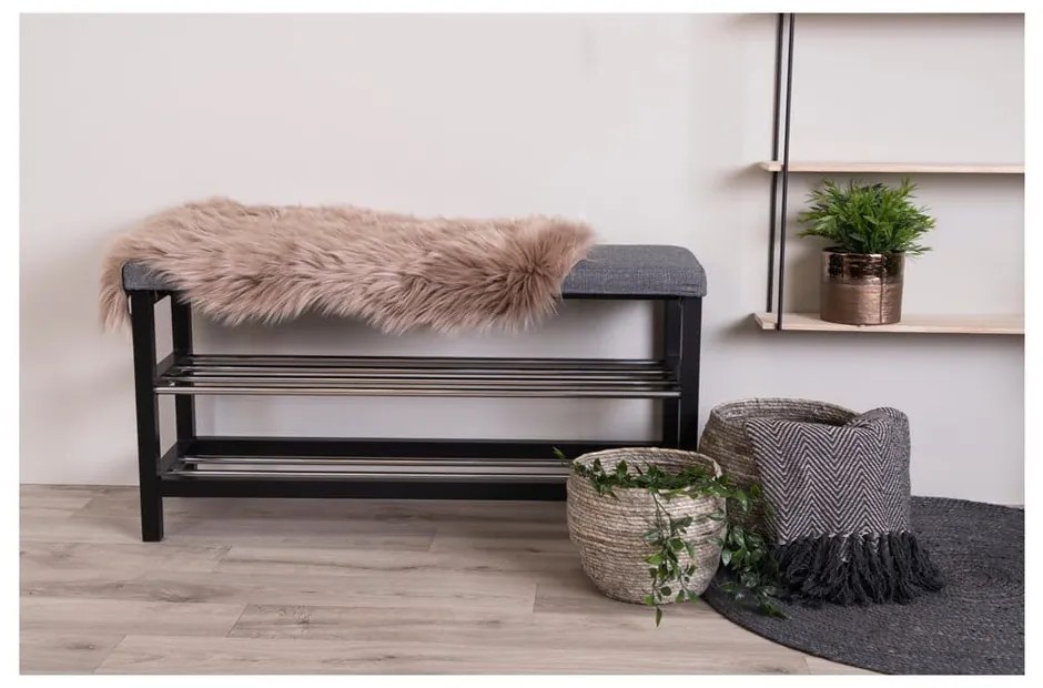 Sivá skrinka na topánky s lavicou Padova – House Nordic