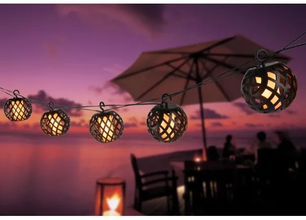 Globo 33686-8 - LED Solárna dekoračná reťaz 98xLED/0,1W/3V IP44