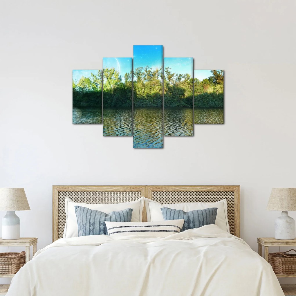 Obraz - jazero (150x105 cm)