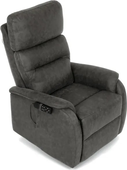 Polohovacie kreslo čierne, elektrické TV-L8904 BK3