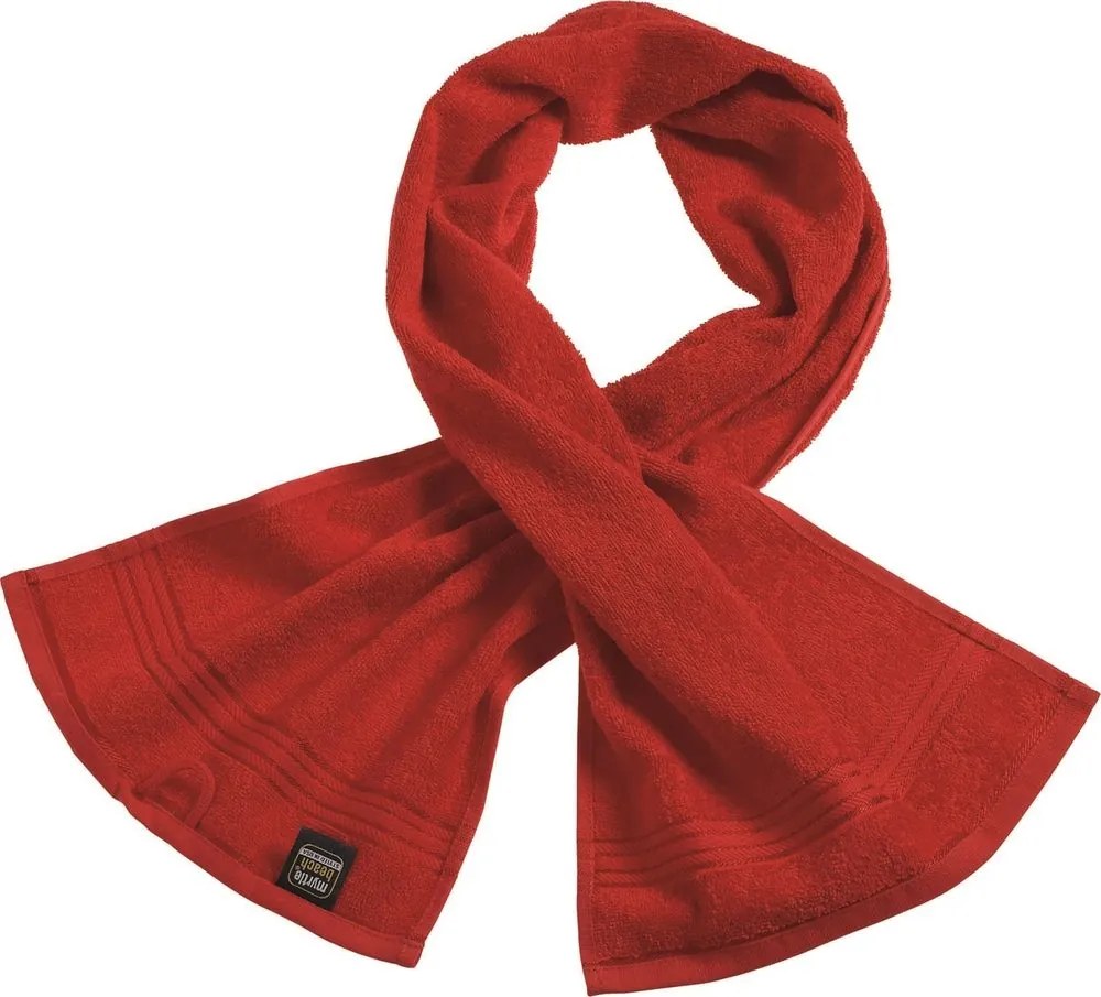 Daiber Športový uterák MB431 - Tomato | 130 x 30 cm