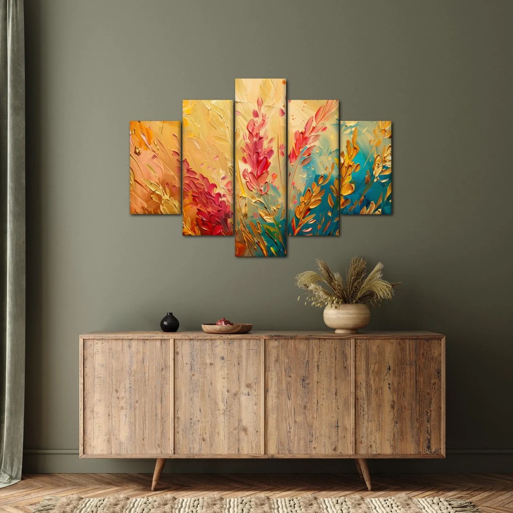 Obraz - Maľba poľa (150x105 cm)