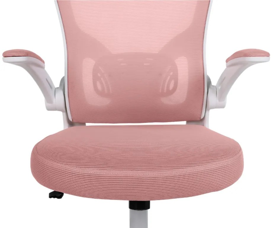 Detská otočná stolička Neoseat LEXI — látka, ružová