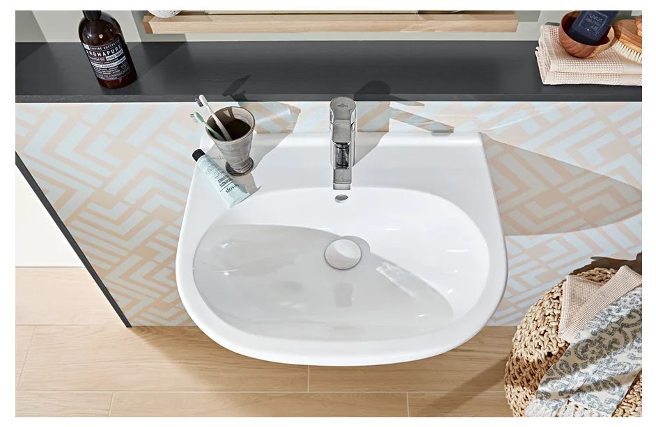 Villeroy & Boch O.NOVO: Umývadlo 600x490 mm, biela alpin, 51606001