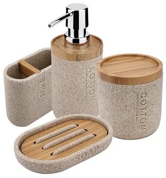 Nimco Kora sada kúpeľňových doplnkov piesková ko 24000set-86 KO24000SET86