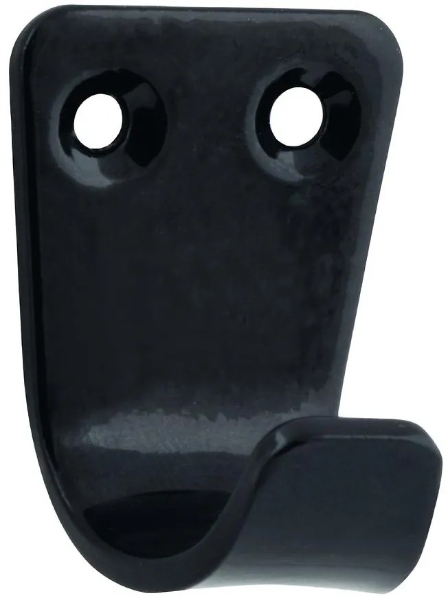 Vešiak malý matný čierny